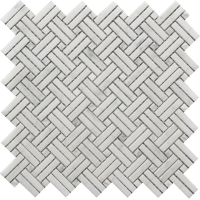 CROSSED BASKET WEAVE MOS 12X12