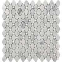 SMALL MARBLE RHOMBUS MOSAIC 12X12