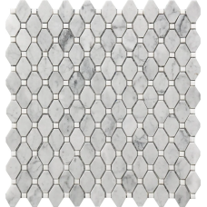 SMALL MARBLE RHOMBUS MOSAIC 12X12