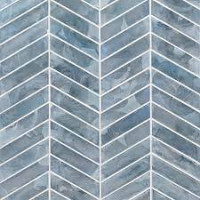 BLUE SHIMMER CHEVRON
