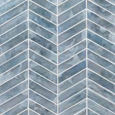 BLUE SHIMMER CHEVRON