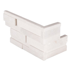 ARCTIC WHITE 3D HONED LEDGER CORNER