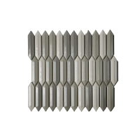 BG MIXED WHITE. TENDER GRAY & TAUPE 3D PICKET