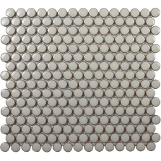 BG CREAM PENNY ROUND 12X12 MOSAIC