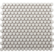 BG PEARL WHITE PENNY ROUND 12X12 MOSAIC