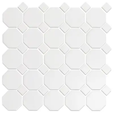 MG WHITE 12X12 OCT MOSAIC
