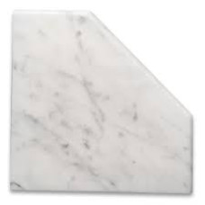 *CARARRA CORNER DISH 8