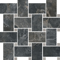 BOUQUET BLACK SHINE WEAVE MOS