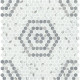 CHICAGO WHITE/GREY LARGE HEX