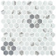 CHICAGO WHITE/GREY ROSETTE