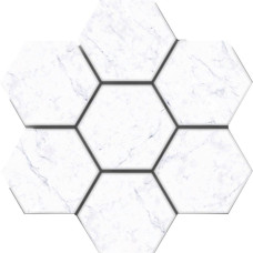 CAPRI CARRARA HEXAGON MOSAIC