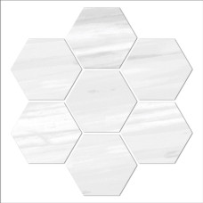 CAPRI DOLOMITE HEXAGON MOSAIC