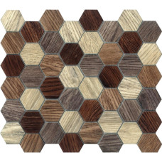 DIGITAL GLASS BEIGE HEXAGON
