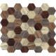 DIGITAL GLASS BEIGE HEXAGON