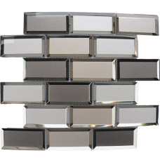 METALLIC MIRROR 2X4 BEIGE MIX