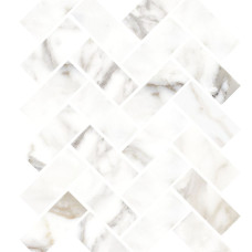 LUCA GREY HERRINGBONE MOSAIC