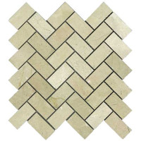 CREMA MARFIL HERRINGBONE POLISHED