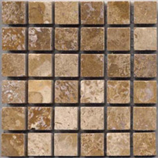 MOSAIC TRAVERTINE NOCE 5/8X5/8