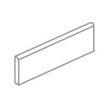 METRO WHITE MATTE 2X12 BULLNOSE