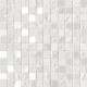 SLATEWORKS QTZ BIANCO 1X1 MOS
