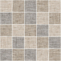 *TEXTILE MOSAIC MIX DARK 2X2