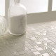 SLATEWORKS QTZ BIANCO 1X1 MOS