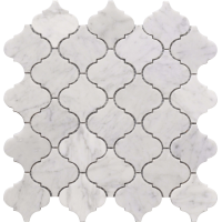 CARRARA MARBLE LANTERN 12X12 MOSAIC