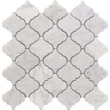 CARRARA MARBLE LANTERN 12X12 MOSAIC