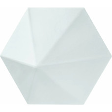 DIMENSIONS QUASAR MATTE WHITE 6X7 HEX