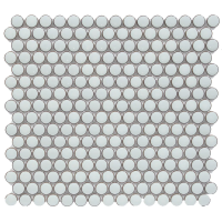 BG MINT GREEN PENNY ROUND 12X12 MOSAIC