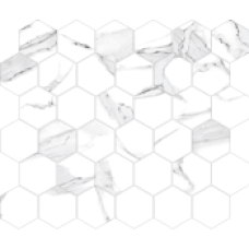 TILE MOSAIC CALACATTA (HEXAGON) WHITE