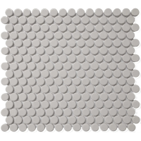 BG GRAY PENNY ROUND 12X12 MOS