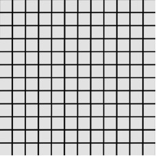 MG WHITE 1X1 SQUARES 12X12 MOSAIC