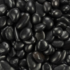BLACK PEBBLES 0.5 CM -1.2 CM
