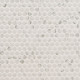 CARRARA PENNY ROUND MATTE