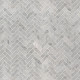 CARRRARA WHITE HERRINGBONE MOSAIC