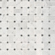 CARRARA WHITE BASKETWEAVE HONED