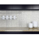 CARRARA WHITE BASKETWEAVE HONED