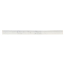 CARRARA WHITE PENCIL MOLDING HONED