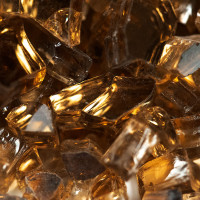 FIRE GLASS COPPER BROWN 0.25