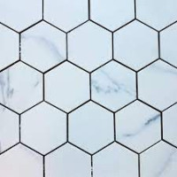 Hexagon Calacatta blue mt 2x2 (mosaic)