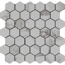 Hexagon Elegance statuario mt 2x2 (mosaic)