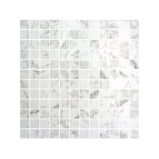 Square Iceland statuario mt 2x2 (mosaic)