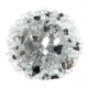 FIRE GLASS GLACIAL SILVER 0.5