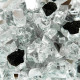 FIRE GLASS GLACIAL SILVER 0.5