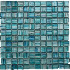 RIPPLE SEA GREEN 1X1 MOSAIC