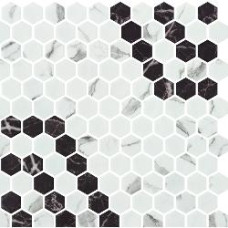 CHICAGO WHITE/BLACK LARGE HEX