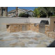 GOLDEN WHITE MESH RANDOM PAVER