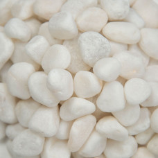 PIEDRA HIM WHT NATURAL PEBBLES .25-.75IN40LB