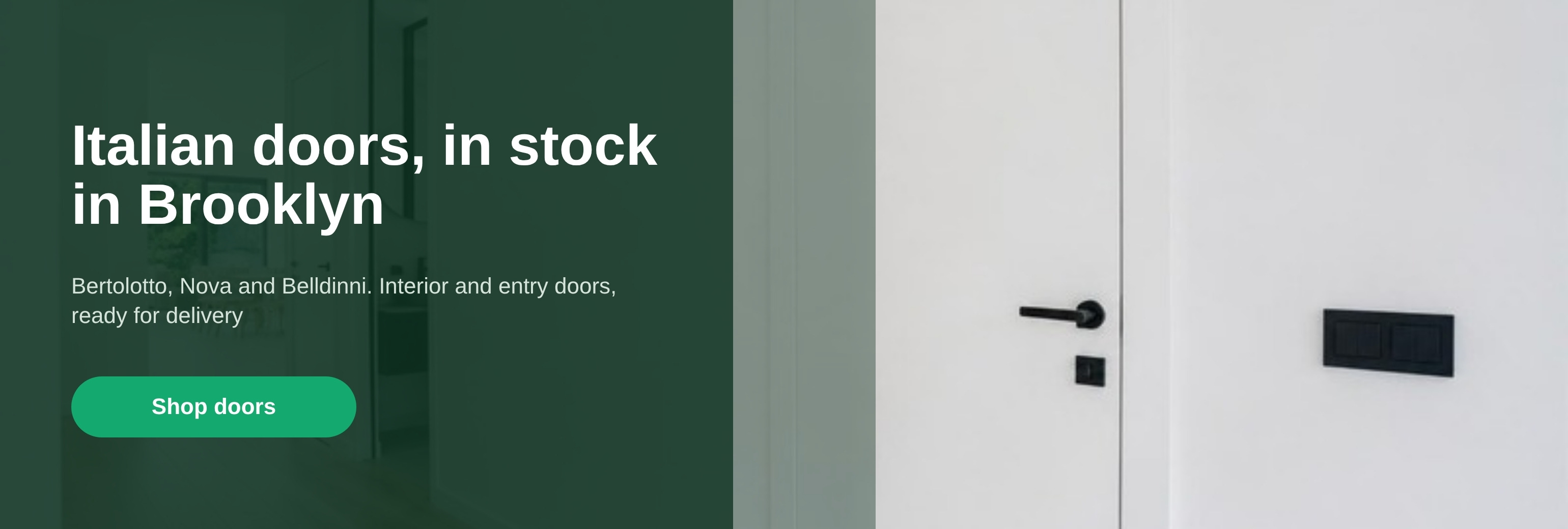 Italian doors in stock